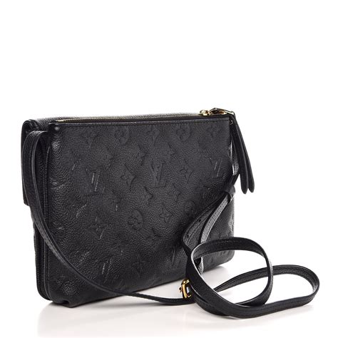 louis vuitton twice twinset crossbody|LOUIS VUITTON Empreinte Twice Black 174146 .